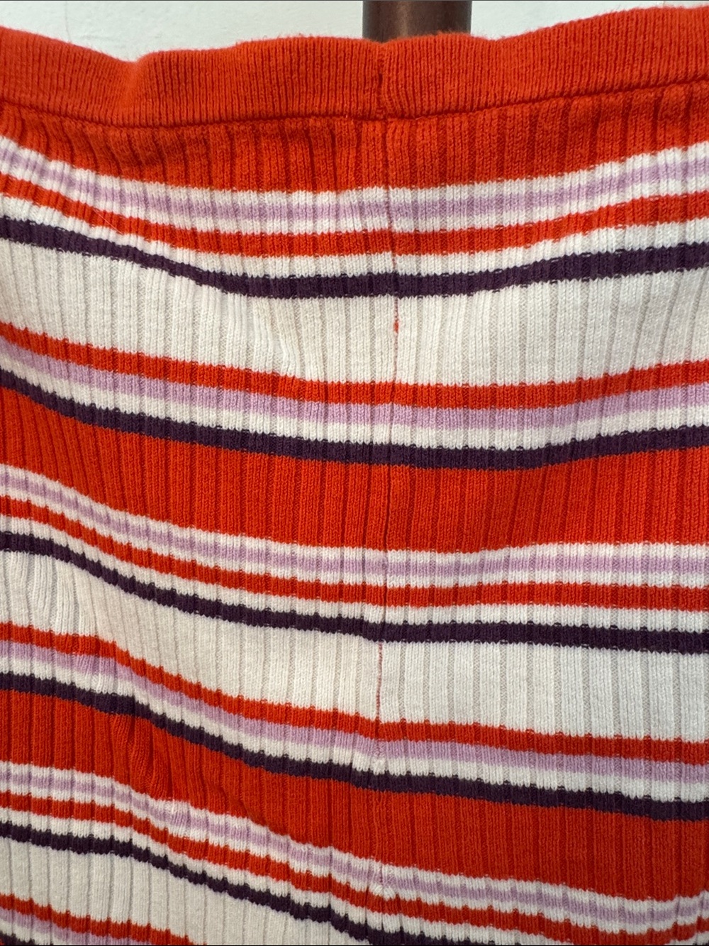Old Navy white orange and purple striped high rise shorts size 4X - Picture 4 of 6